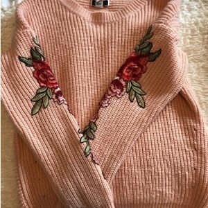**ANOTHER STORY** SWEATER WITH APPLIQUE/B4